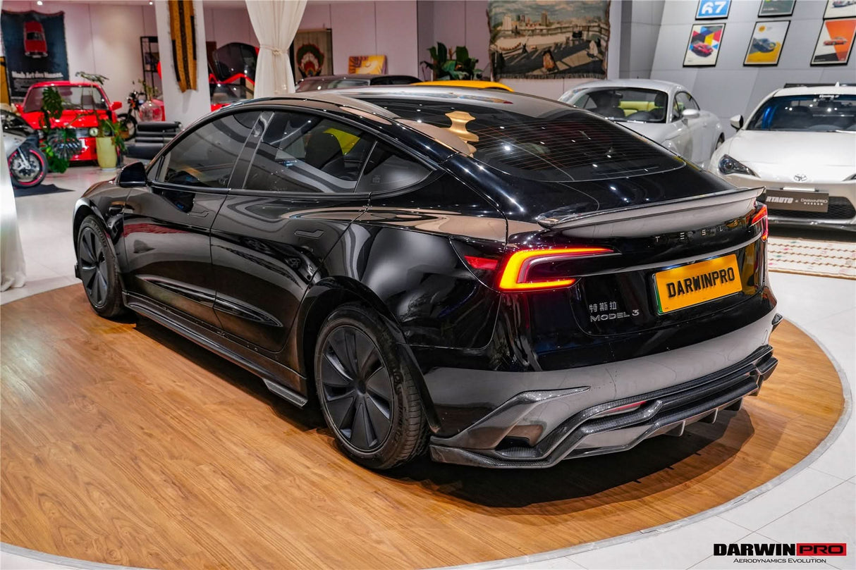 2024-2026 Tesla Model 3 Highland RWD AWD PERFORMANCE Carbon Fiber IMP Design Rear Diffuser