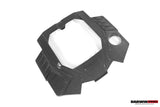 2019-UP Audi RS6 Avant C8 | RS7 C8 Quattro Dry Carbon Fiber Engine Cover Replacement DarwinPRO (OEM)