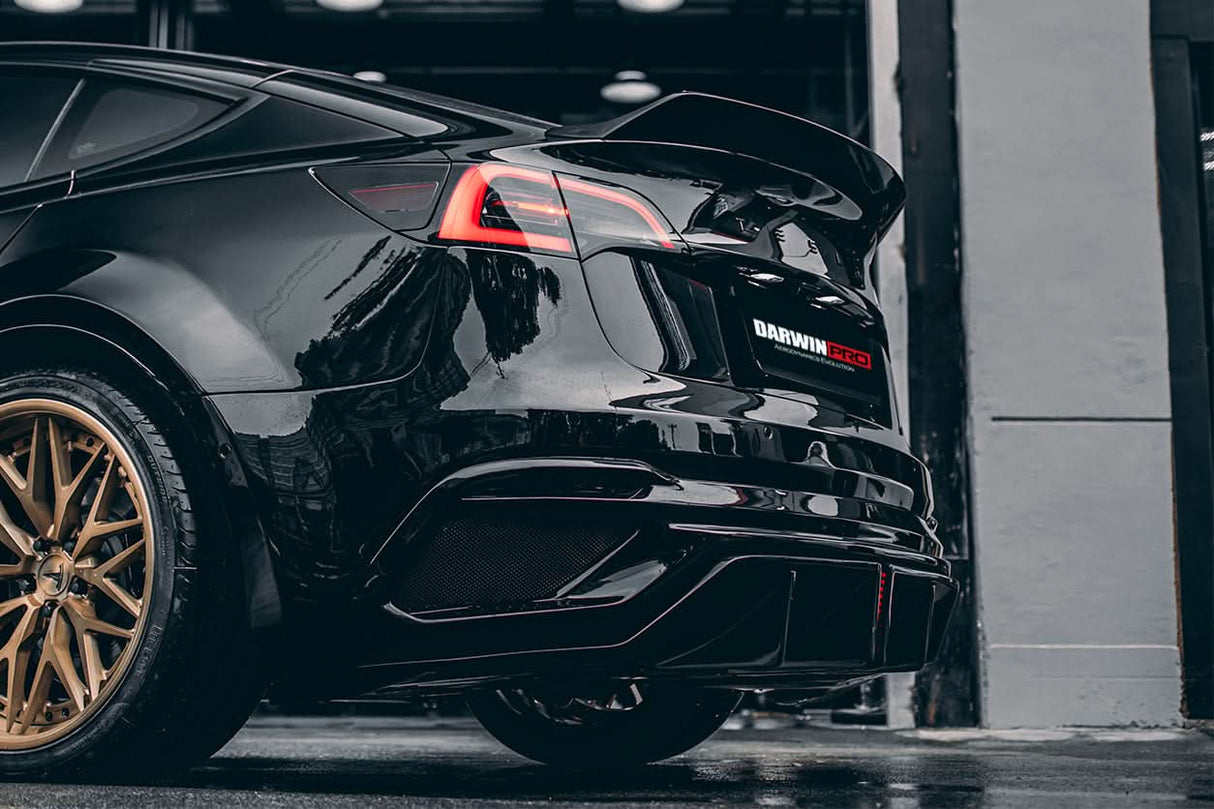 2021-2023 Tesla Model 3 IMP Performance Partial Carbon Fiber Rear Bumper