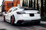 2021-2023 Tesla Model 3 IMP Performance Partial Carbon Fiber Rear Bumper