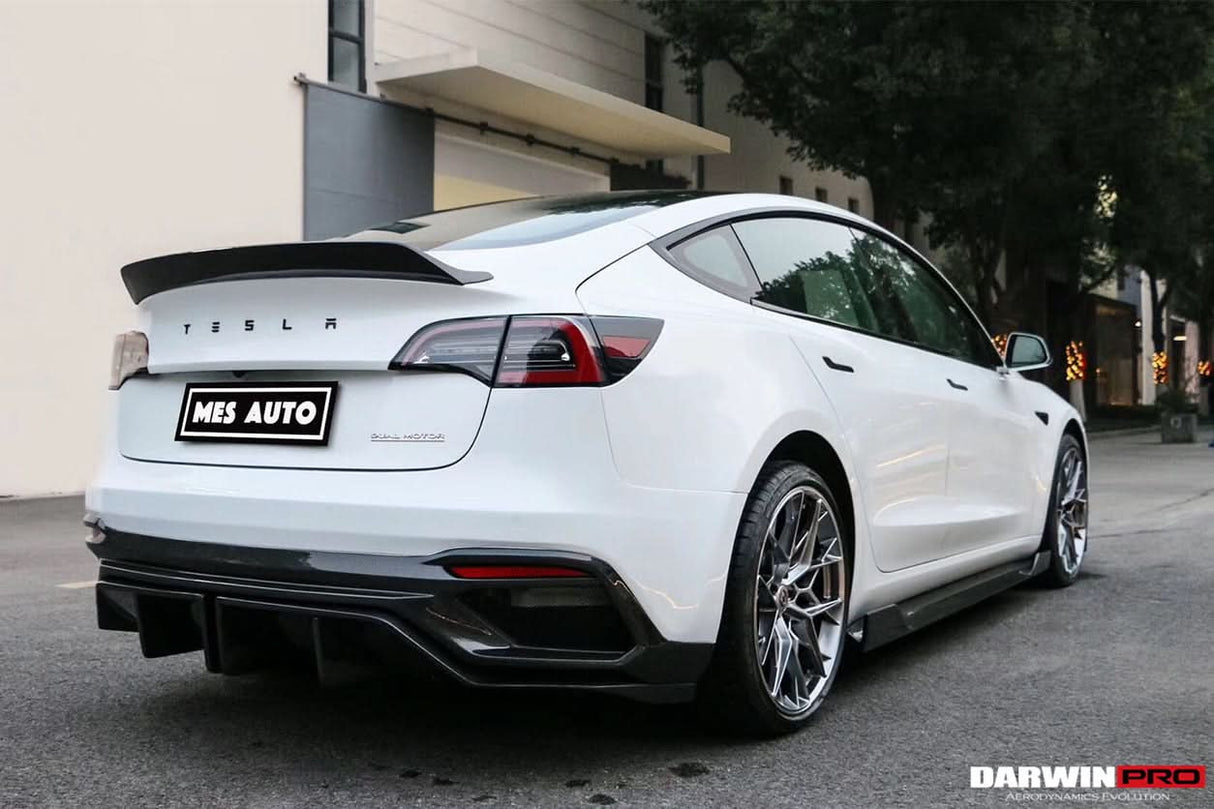 2021-2023 Tesla Model 3 IMP Performance Partial Carbon Fiber Rear Bumper