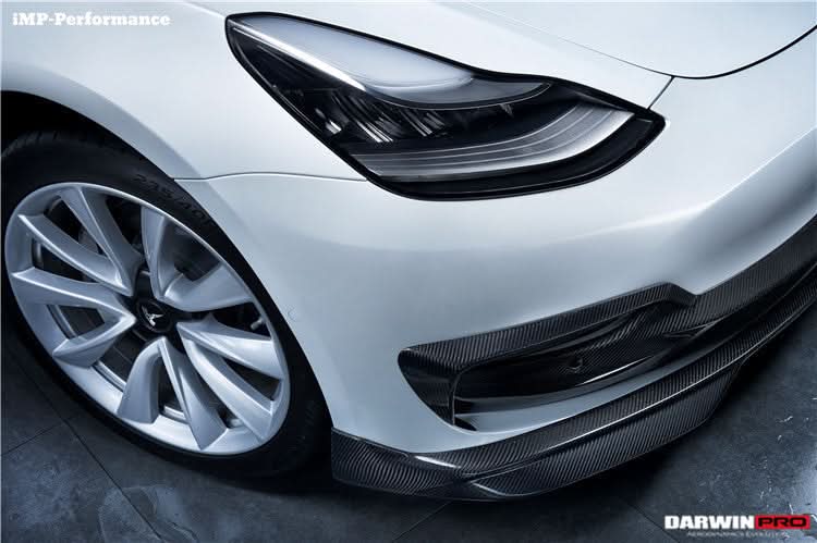 2017-2023 Tesla Model 3 IMP Performance Carbon Fiber Middle Front Lip