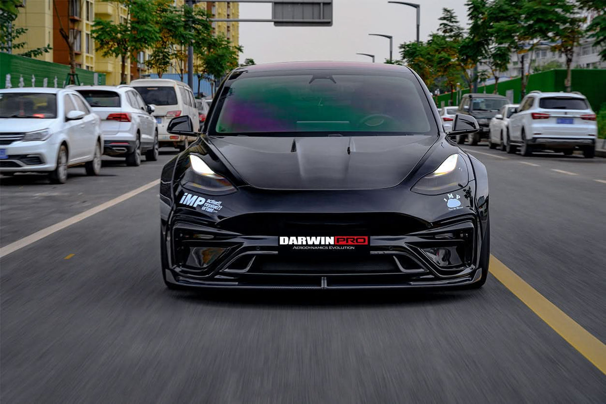 2021-2023 Tesla Model 3 IMP Performance Partial Carbon Fiber Full Body Kit