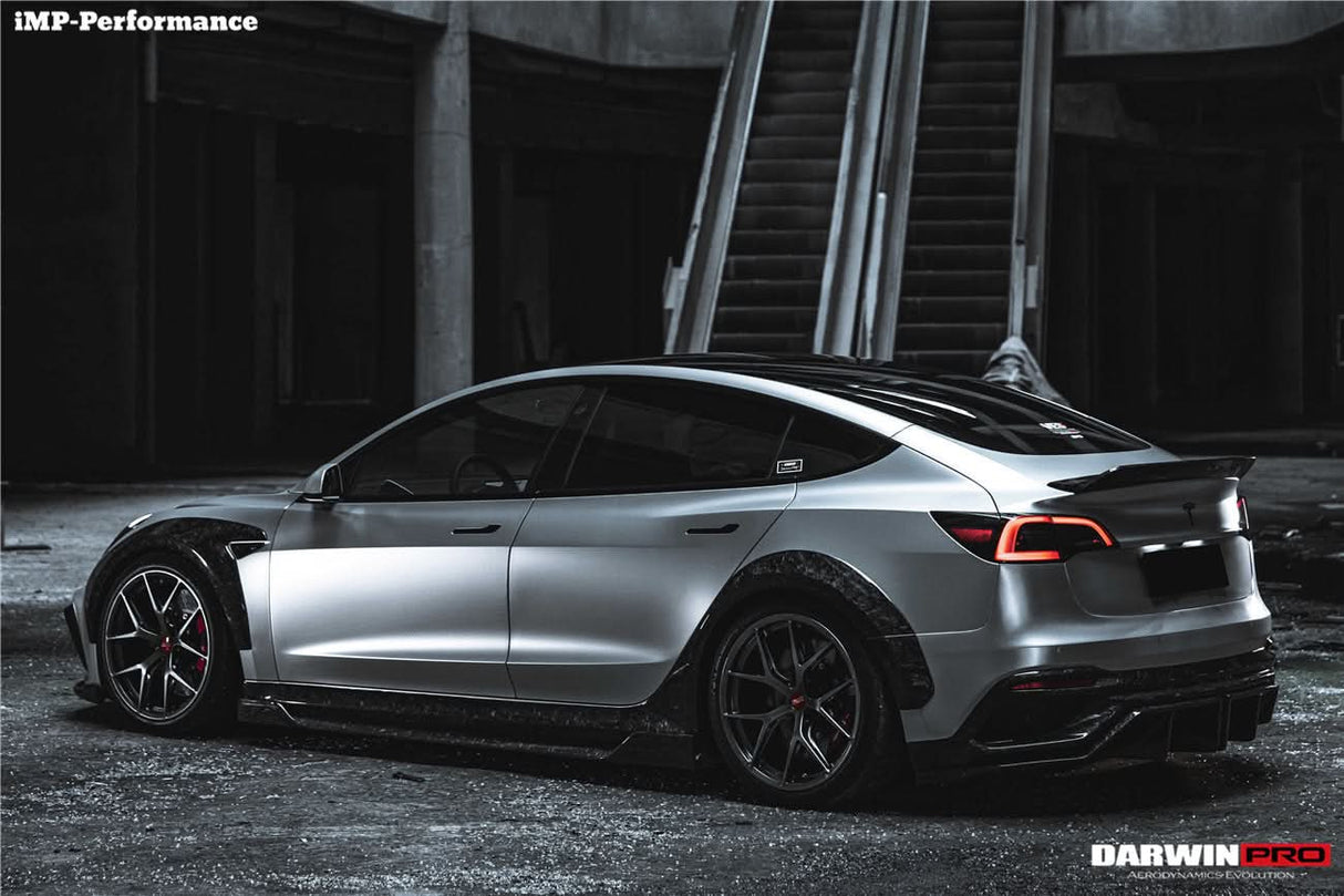 2021-2023 Tesla Model 3 IMP Performance Partial Carbon Fiber Full Body Kit