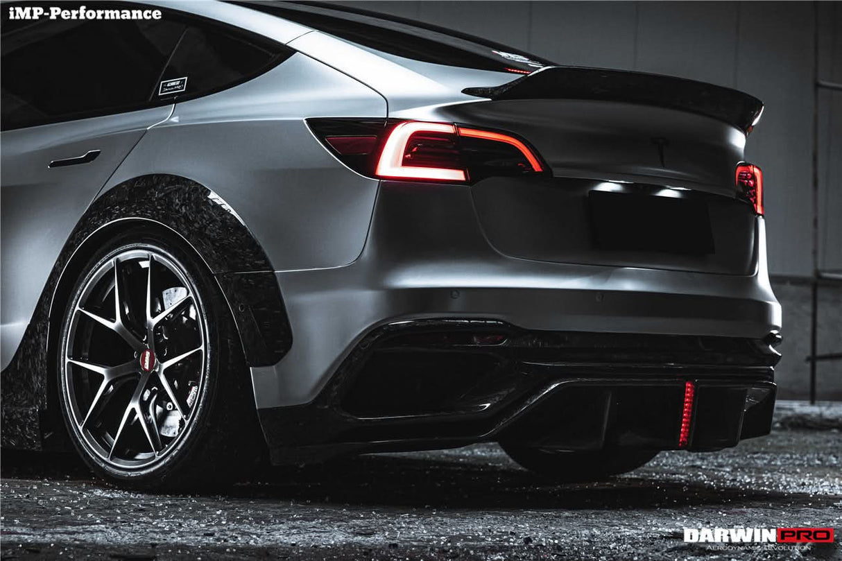 2017-2020 Tesla Model 3 IMPII Performance Partial Carbon Fiber Full Body Kit