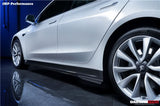 2017-2026 Tesla Model 3 IMP Performance Carbon Fiber Side Skirts | Fits Model 3, Model 3 Highland RWD AWD, Performance