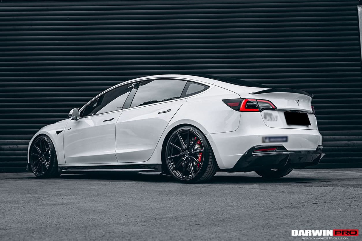 2017-2026 Tesla Model 3 IMP Performance Carbon Fiber Side Skirts | Fits Model 3, Model 3 Highland RWD AWD, Performance