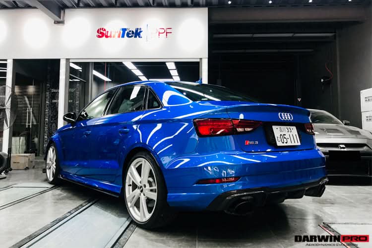 2017-2020 Audi RS3 8V.2 Sedan Only OE Style Carbon Fiber Rear Diffuser