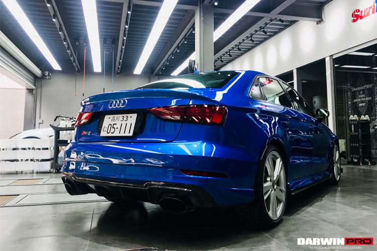 2017-2020 Audi RS3 8V.2 Sedan Only OE Style Carbon Fiber Rear Diffuser