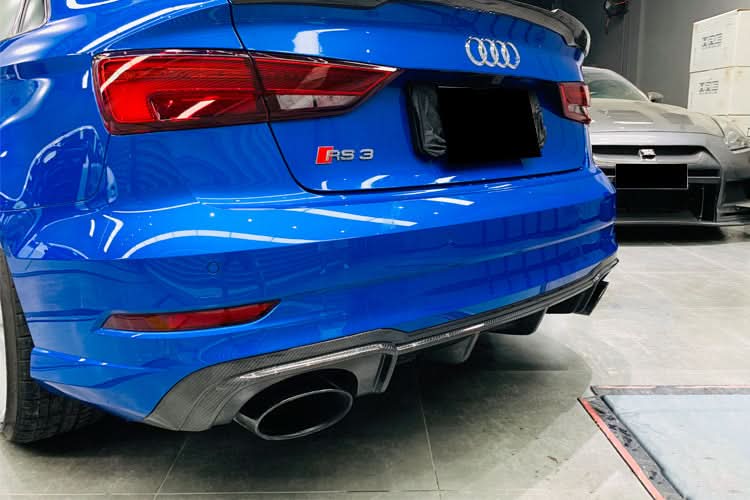 2017-2020 Audi RS3 8V.2 Sedan Only OE Style Carbon Fiber Rear Diffuser