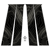 Topographic B Pillar Overlays - 2024+ Tacoma Double Cab / 2025+ 4Runner