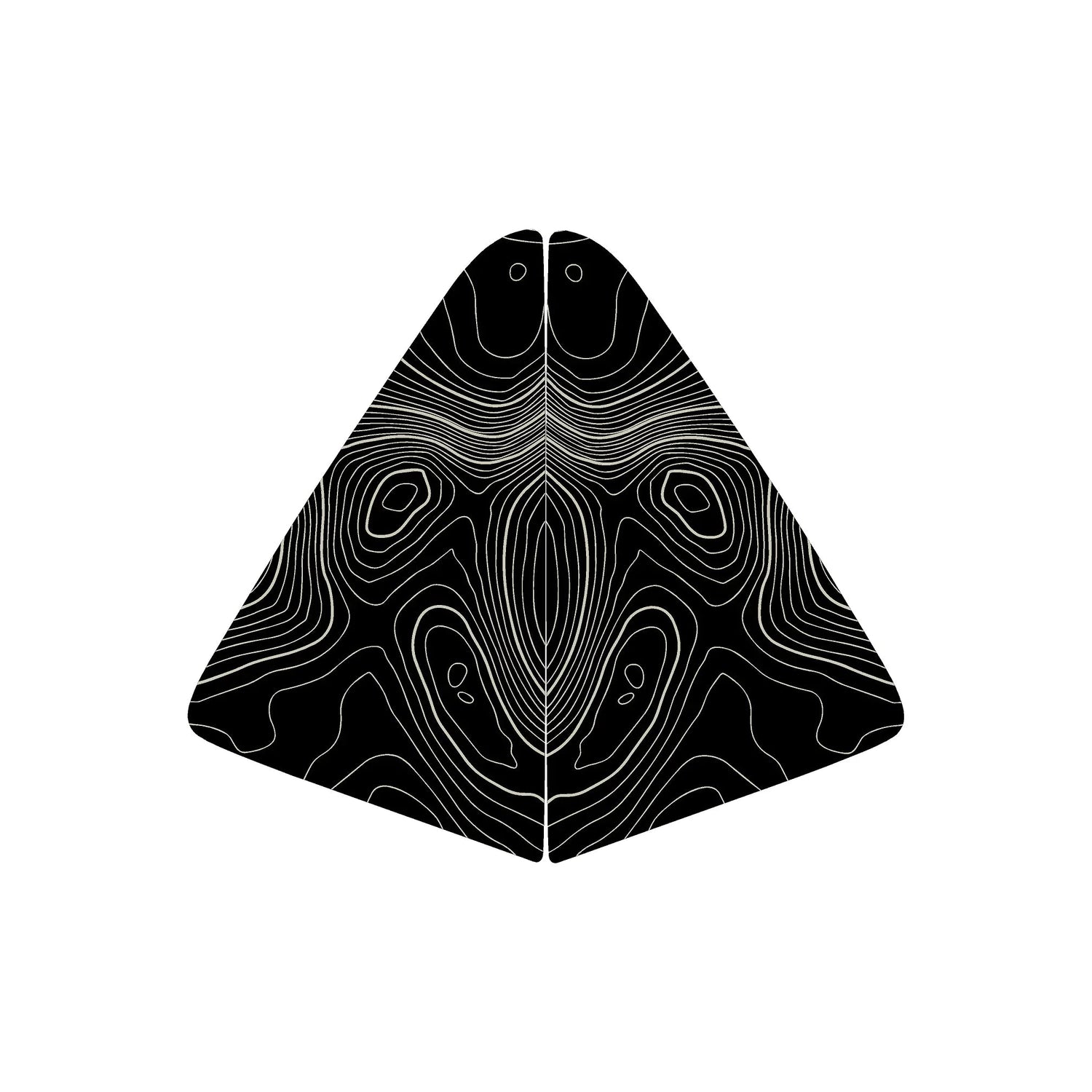 Topographic Rear Vent Window Overlay (Perforated) - 2025+ 4Runner