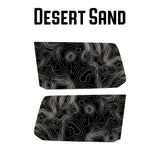 Topographic Rear Window Map Overlays - 2024+ Land Cruiser