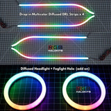 Dodge Charger Flow Series DRL Boards 2.0 | Diffused LED (2015-2023)