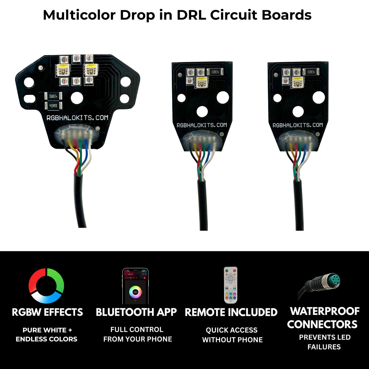 Dodge Charger RGBWA DRL Boards (2015-2023)