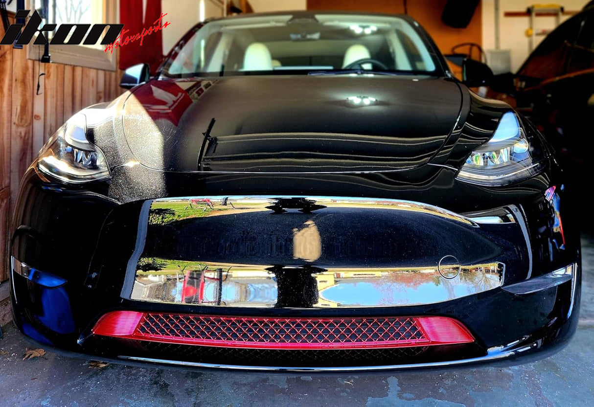 2020-2024 Tesla Model Y Red Air Vent Cover Intake Grille ABS 2PCS