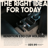 BMW E30 REAR CUP HOLDER - K2 Industries
