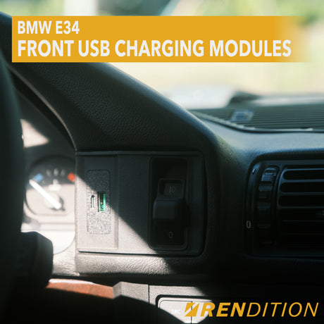BMW E34 FRONT USB CHARGING MODULES - K2 Industries