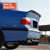 BMW E36 CARBON FIBER DUCKTAIL / REAR SPOILER KIT / REAR WING - K2 Industries
