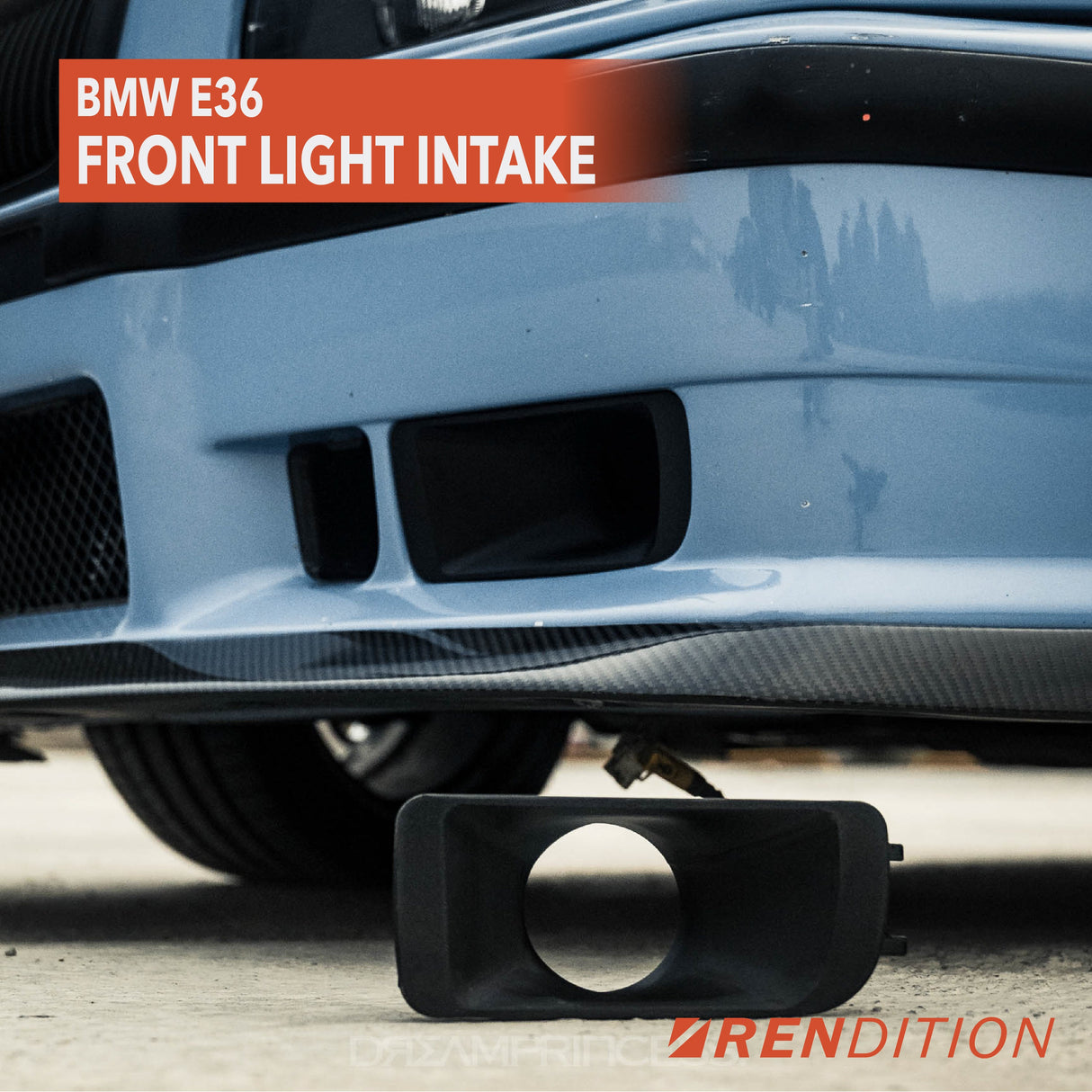 BMW E36 FOG LIGHT INTAKE DUCT AIR INTAKE RAM AIR
