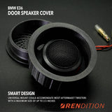 BMW E36 DOOR SPEAKER COVER / TWEETER COVER / TWEETER REPLACEMENT ASSEMBLY - K2 Industries