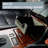 BMW E38 CENTER CONSOLE STORAGE DRAWER - K2 Industries