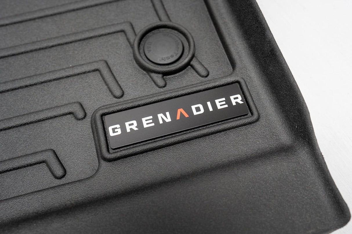"Grenadier" Weathertech Floor Mat Logo (Etched Acrylic) - Universal