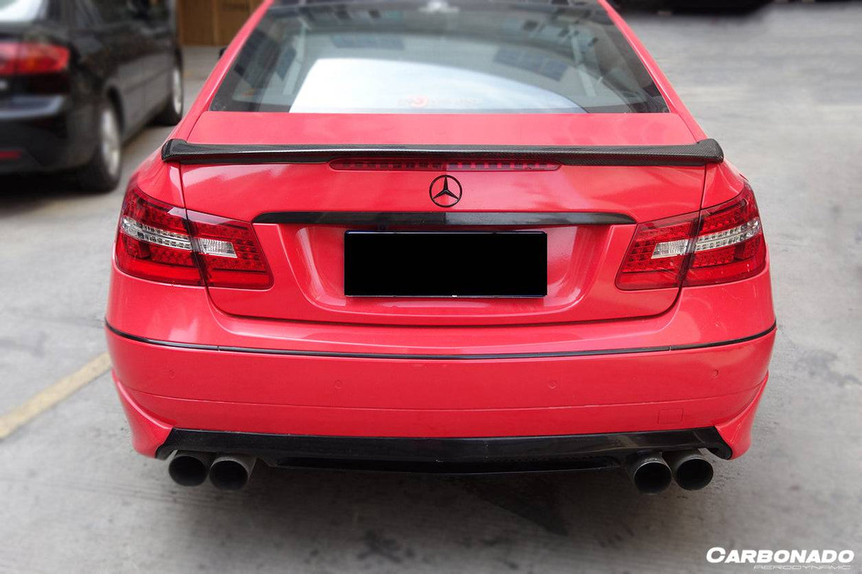 2010-2016 Mercedes Benz E Class W207 Coupe LRS Style Carbon Fiber Trunk Spoiler