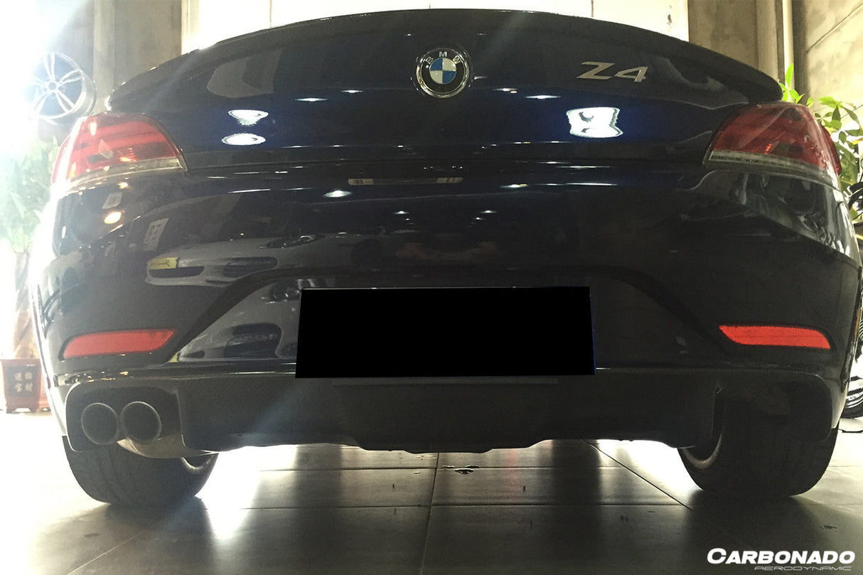 2009-2016 BMW Z4 E89 D3 Style Carbon Fiber Rear Lip