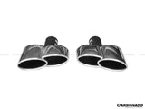 2014-2017 Maserati Ghibli S Q4 M157 W Style Rear Lip Diffuser with Exhaust Tips