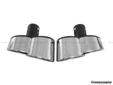 2014-2017 Maserati Ghibli S Q4 M157 W Style Rear Lip Diffuser with Exhaust Tips