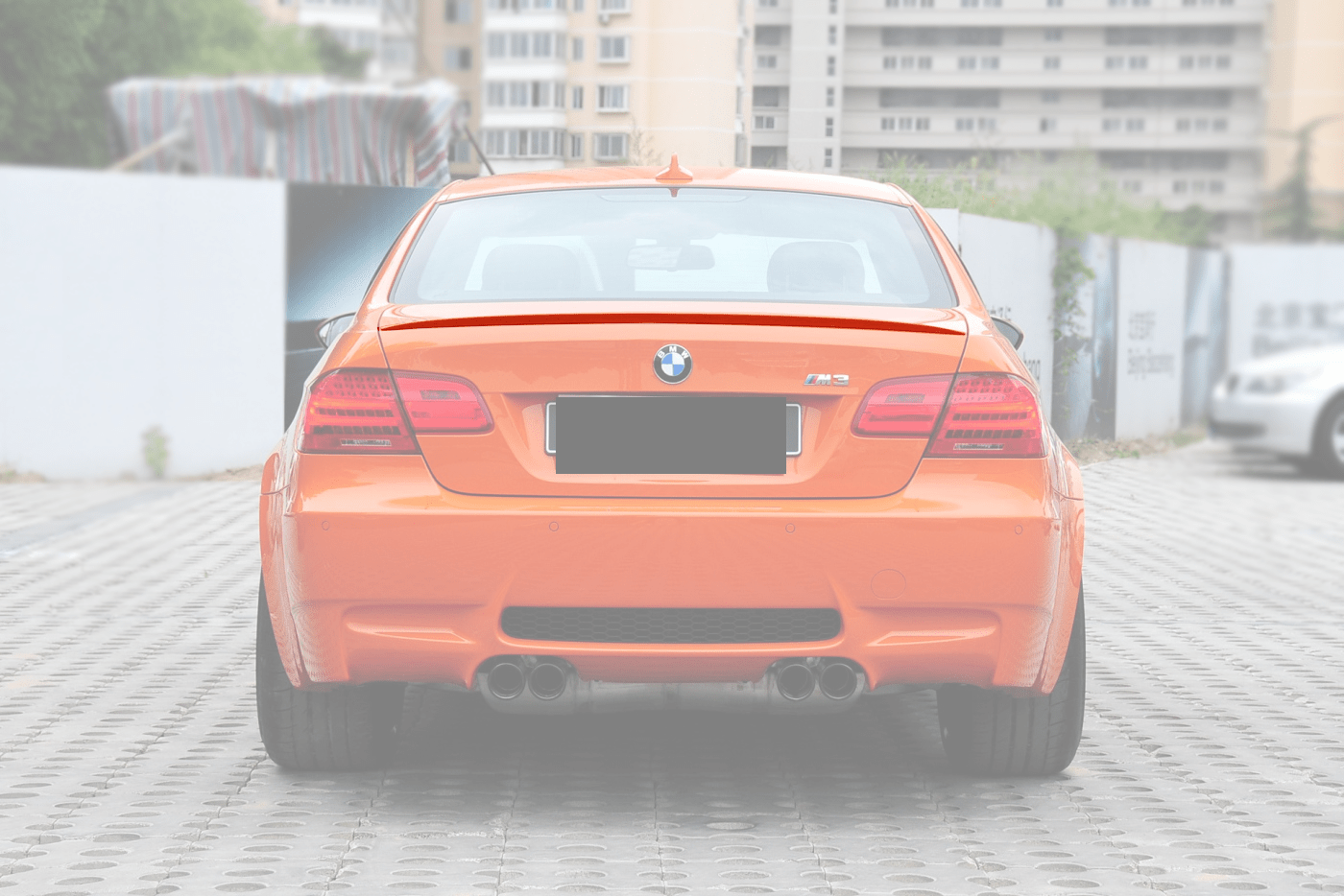2008-2012 BMW E92 3 Series M3 Style Carbon Fiber Trunk Spoiler