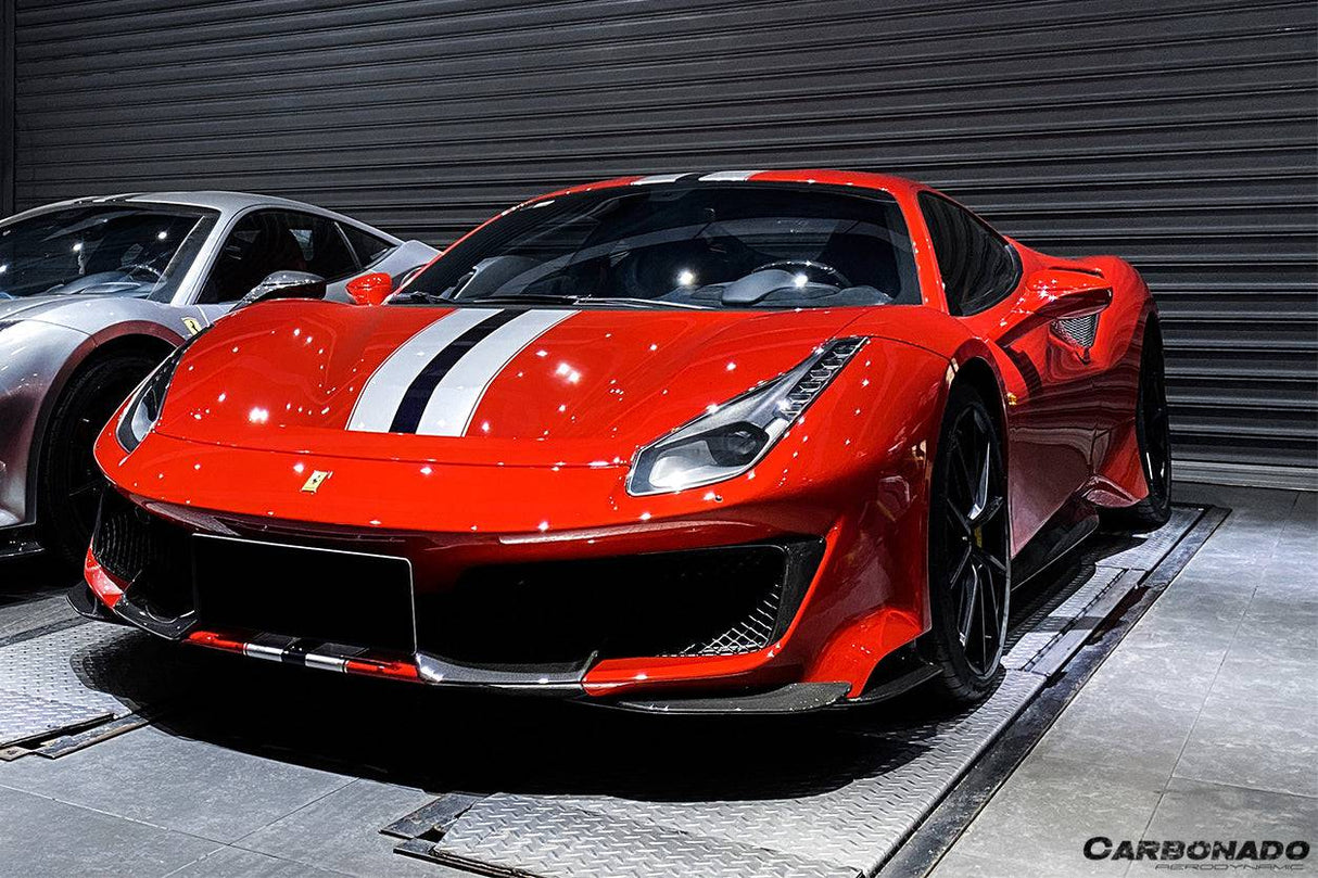 2018-2020 Ferrari 488 Pista OEM Style Part Carbon Fiber Front Bumper