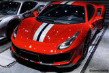 2018-2020 Ferrari 488 Pista OEM Style Part Carbon Fiber Front Bumper