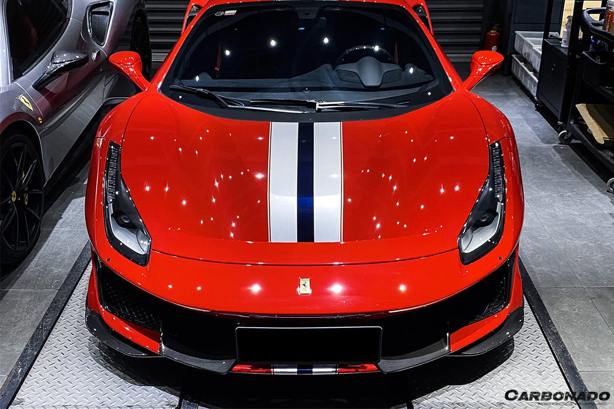 2018-2020 Ferrari 488 Pista OEM Style Part Carbon Fiber Front Bumper