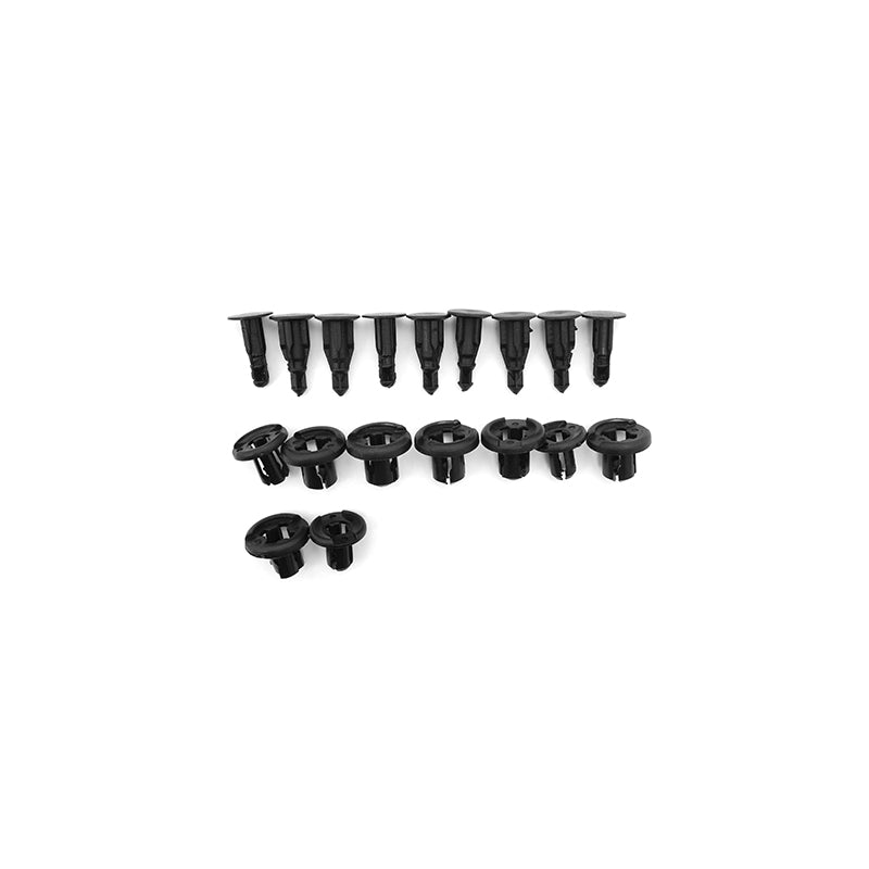 Engine Bay Side Panel Covers for Honda Civic 2022-2026 Unpainted Black PP