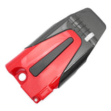 Engine Cover for Honda Civic Type R 2022-2026 Carbon Fiber Print & Red ABS
