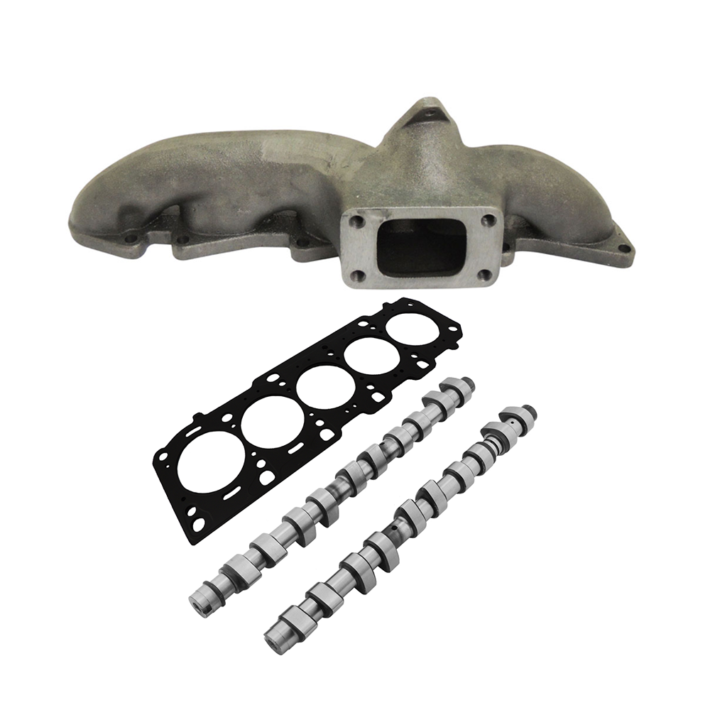 T3 turbo manifold + 260Â°/252Â° camshaft set + MLS head gasket for Fiat/Lancia inline 5cyl 20V