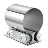 2.0" Butt Joint Exhaust Band Clamp Muffler Coupler Stainless Steel