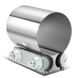 2.25" Butt Joint Exhaust Band Clamp Muffler Coupler Stainless Steel
