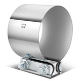 4.0" Butt Joint Exhaust Band Clamp Muffler Coupler Stainless Steel
