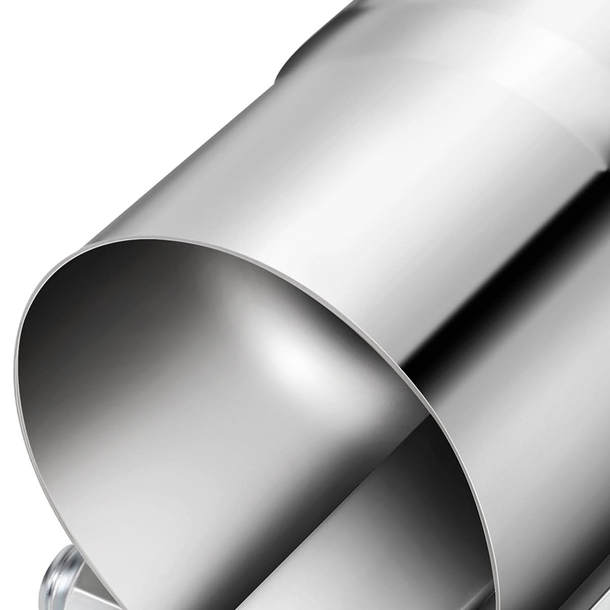 2.25" Lap Joint Exhaust Band Clamp Muffler Sleeve Coupler Stainless Steel