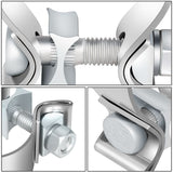 2.25" Stainless Steel Narrow Band Exhaust Clamps (2-Pack)