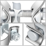 3.0" Stainless Steel Narrow Band Exhaust Clamp Set (2 Pieces)