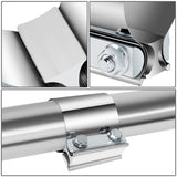 2.25" Stainless Steel Exhaust Band Clamp Set - 2 Piece Butt Joint