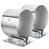 4.0" Butt Joint Exhaust Band Clamp Muffler Coupler Stainless Steel