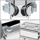 2.5" Lap Joint Exhaust Band Clamp 2-Piece Set Stainless Steel