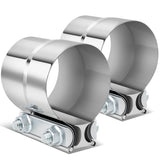 3.0" Lap Joint Exhaust Band Clamp Muffler Sleeve Coupler Stainless Steel
