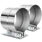 4.0" Lap Joint Exhaust Band Clamp Muffler Sleeve Coupler Stainless Steel