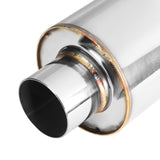 Universal 3.0" Tip 2.0" Inlet Performance Muffler 14.7" Total Length